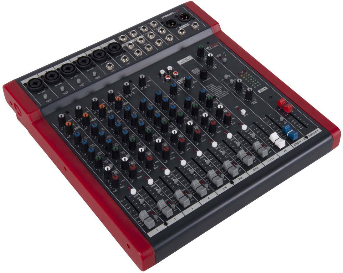 Proel   MQ12USB   Compact   12   Channel   Analog   Mixer zoom image