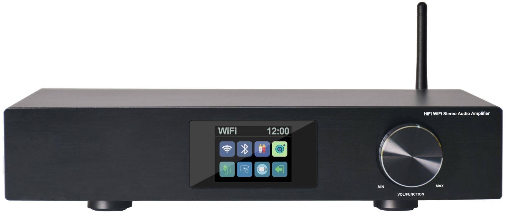 PURE ACOUSTICS QUANTUM W275 Hi-Fi WIFI Bluetooth Stereo Audio Amplifier zoom image