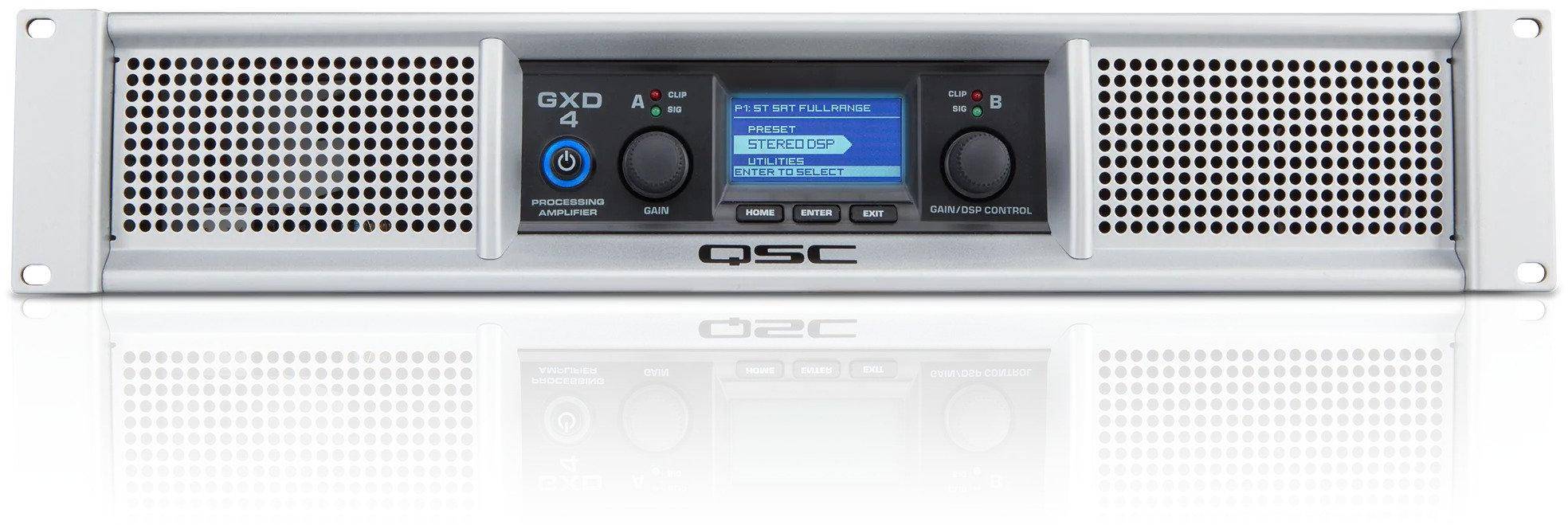 Qsc Gxd4 Professional Power Amplifier With High Peak Output Power zoom image