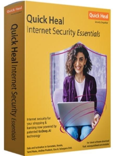 Quick Heal Internet Security Essentials 1 user 1 Year (ier1) zoom image