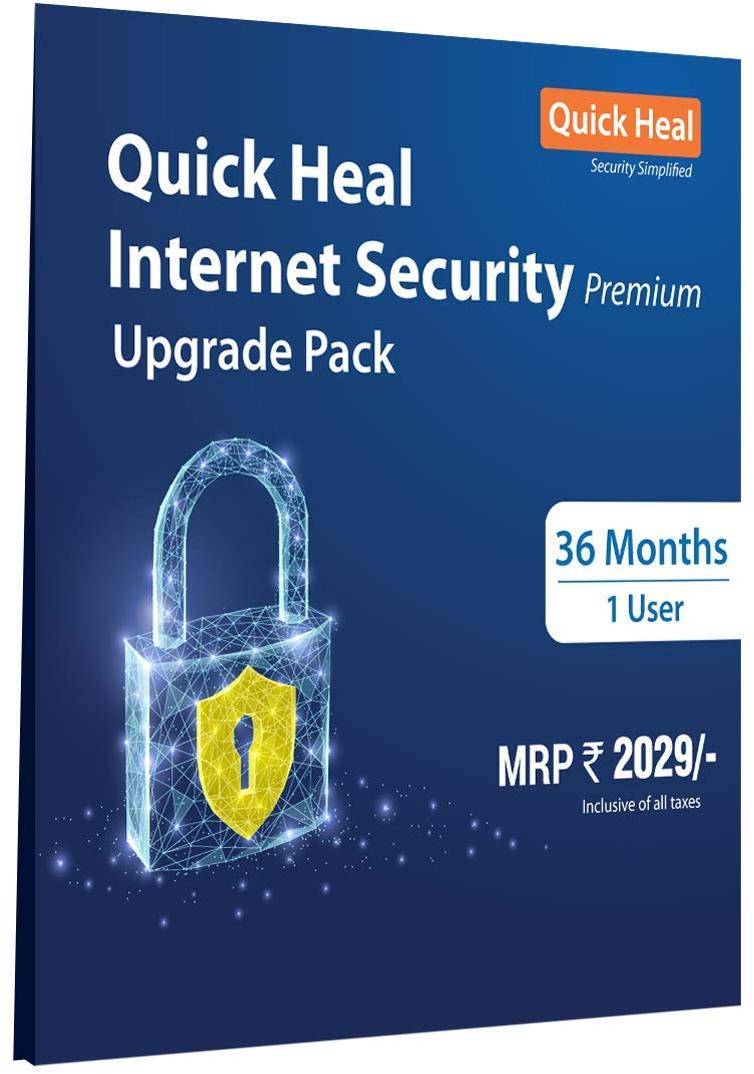 Quick Heal Internet Security Renewal Is1up (1 user 3 Year) zoom image