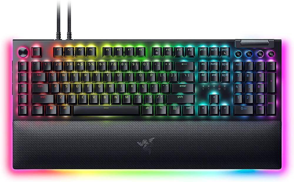 Razer Blackwidow V4 Pro - (green Switch) Mechanical Gaming Keyboard With Razer Chromaâ„¢ Rgb. zoom image