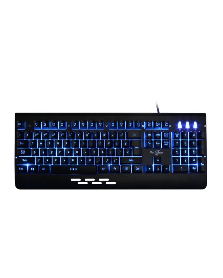 Redgear Blaze Metal Body 3 Color Backlit Gaming Keyboard  zoom image