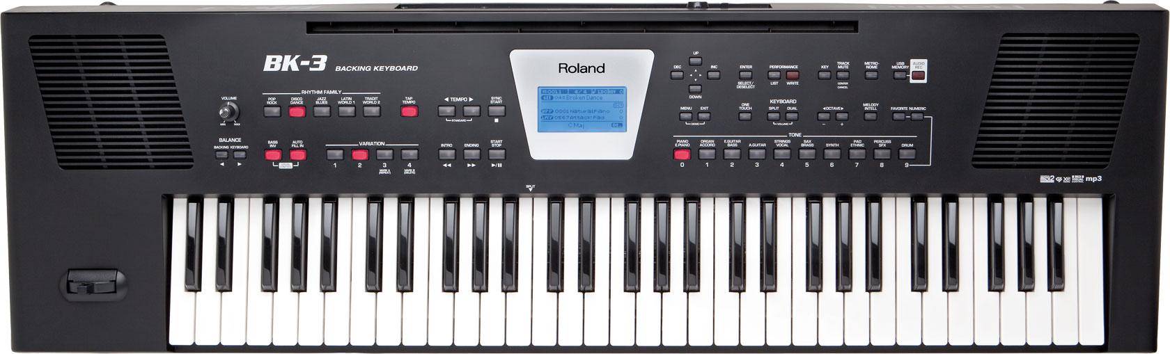 Roland BK-3 Backing Keyboard With Free Indian Tones And Loops zoom image