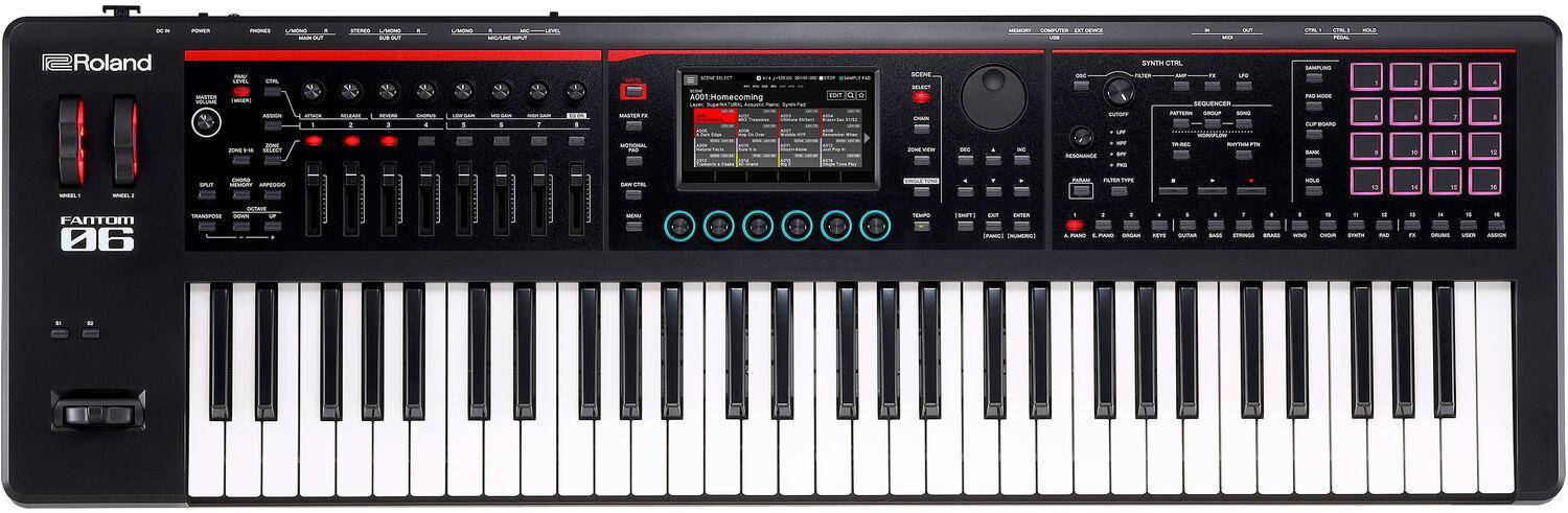 Roland Fantom-06 61-keys Workstation Keyboard zoom image