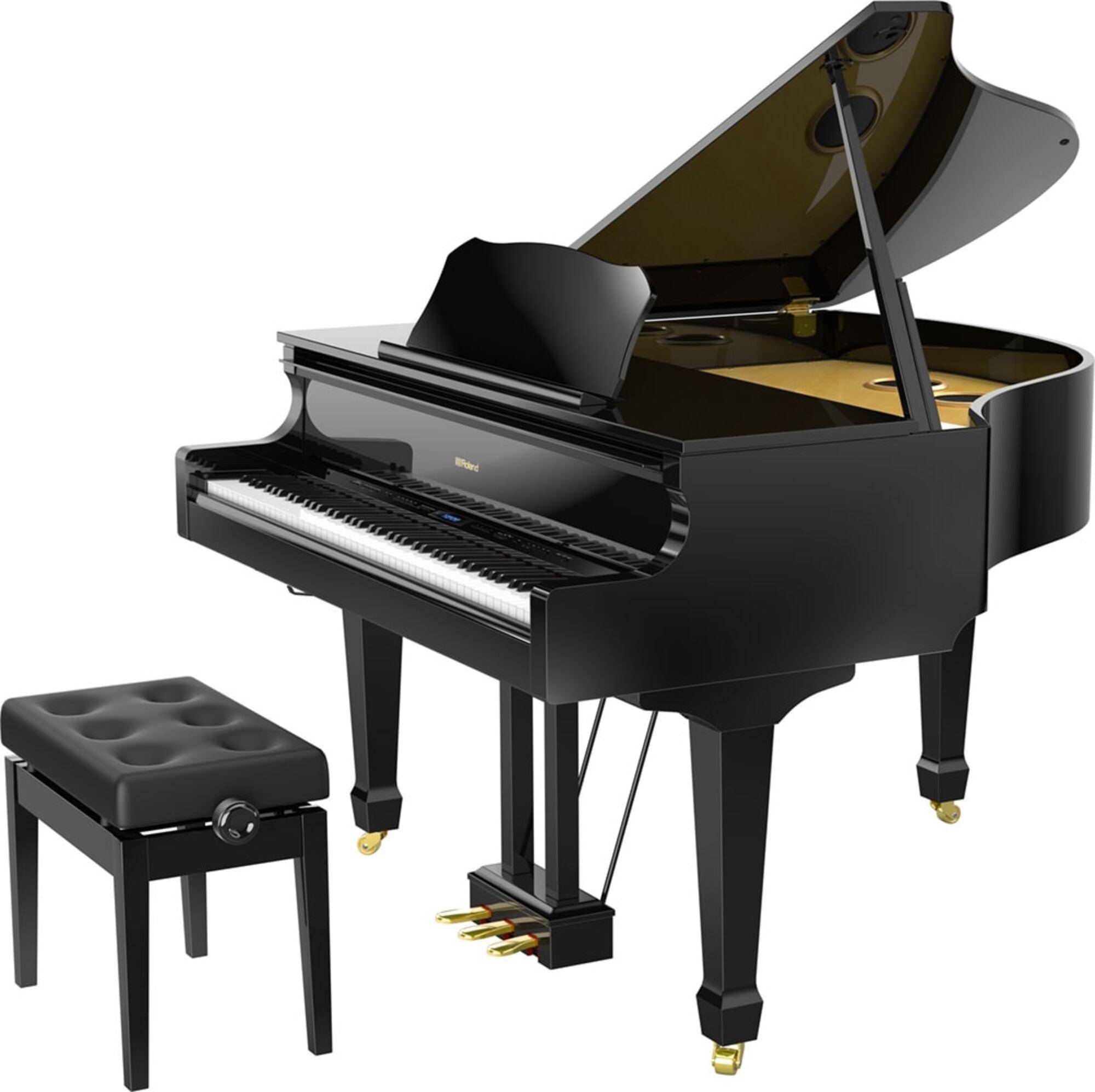 Roland Gp609 Digital Grand Piano - Polished Ebony Finish zoom image