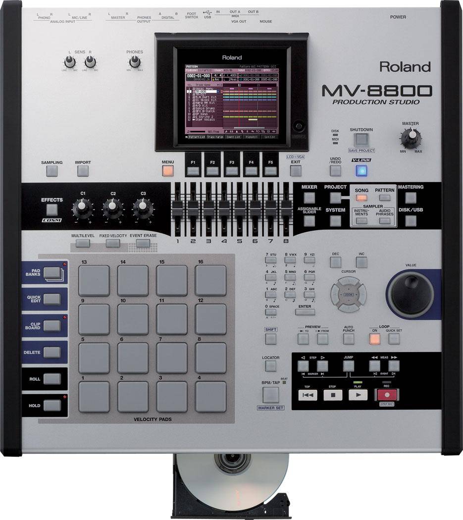 Roland MV-8800 - Production Studio zoom image