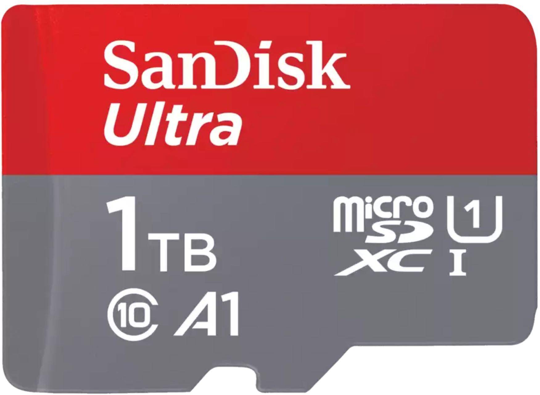 SanDisk Ultra 1 TB MicroSDXC Class 10 140 MB/s Memory Card zoom image