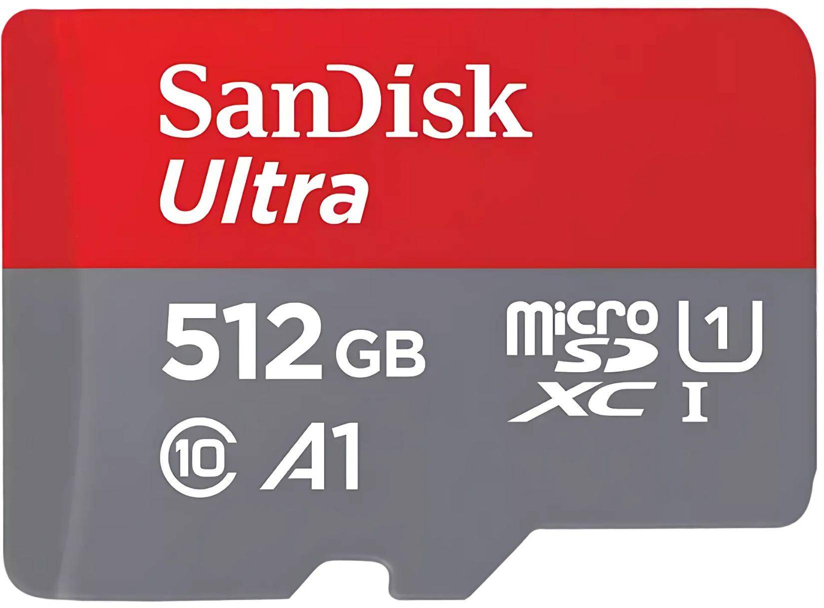 SanDisk Ultra Ultra 512 GB MicroSDXC Class 10 140 MB/s Memory Card zoom image