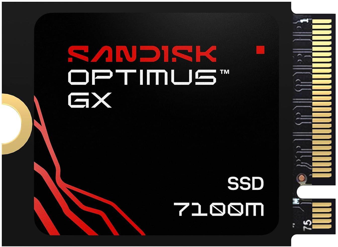 SANDISK Optimus GX 7100M NVMe™ SSD - 1TB, M.2 2230 zoom image