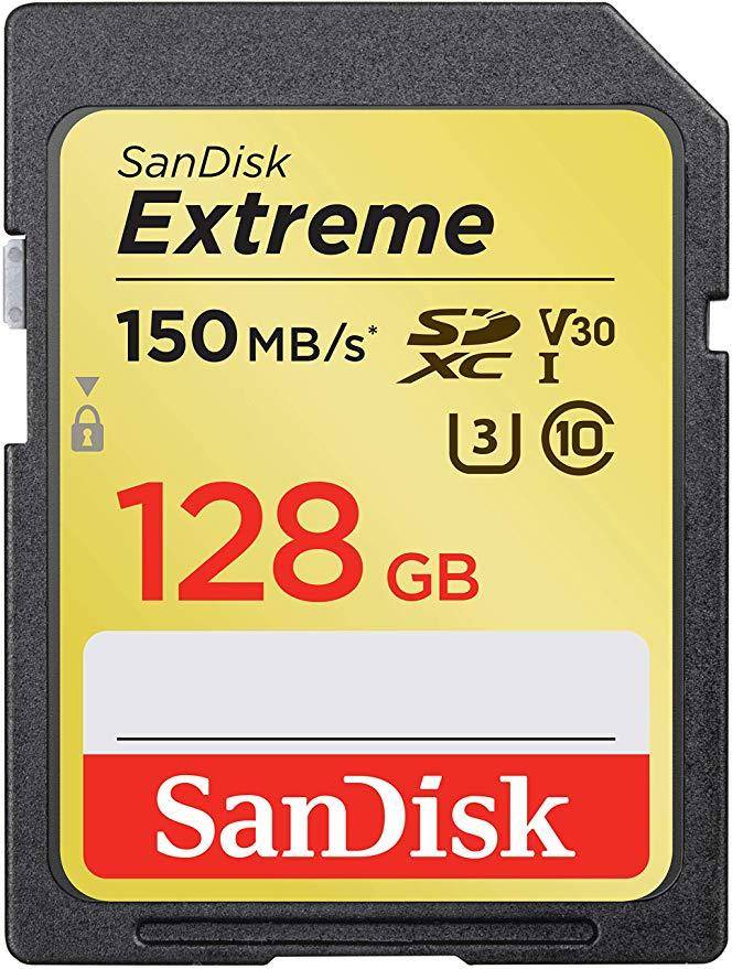 Sandisk Extreme Sdxc uhs-i 128gb Memory Card(sdsdxv5-128g-gncin) zoom image