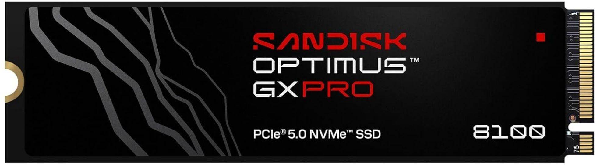 SANDISK Optimus GX PRO 850X NVMe™ SSD - 1TB, M.2 2280 zoom image