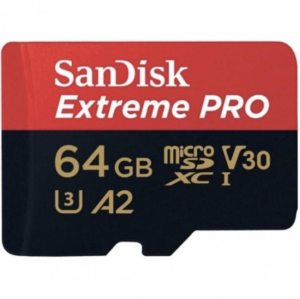 SanDisk SDSQXCU-064G-GN6MA Ext Pro Memory Card (200mb/s) zoom image