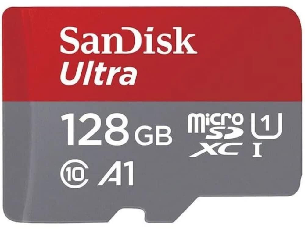 SanDisk Ultra 128GB microSDXC UHS-I, 140MB/s R, Memory Card zoom image