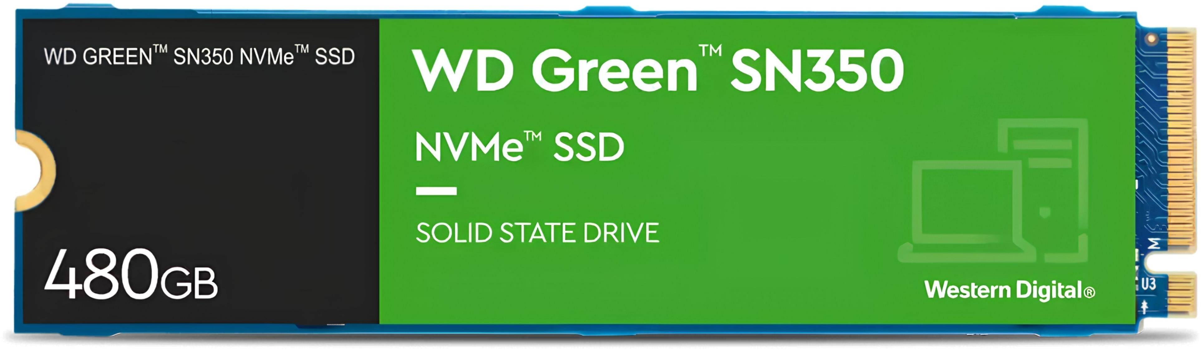 Sandisk WD Green SN350 NVMe SSD (Recertified) - 480GB, TLC zoom image
