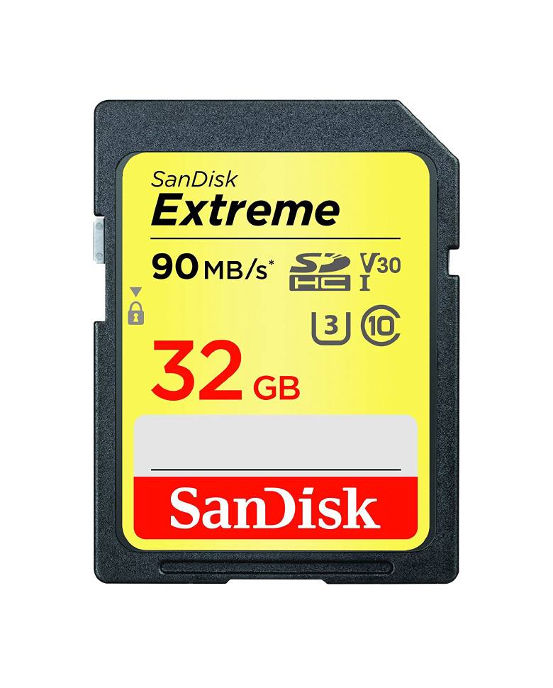 Sandisk Extreme Sdhc 32gb uhs-i 90mb/s Memory Card zoom image