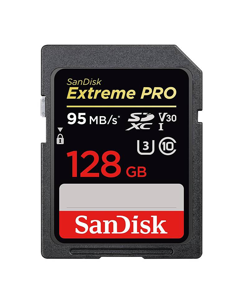 Sandisk Extreme Pro 128gb Class 10 uhs-i Sdxc Memory Card (sdsdxxg-128g-gn4in)  zoom image