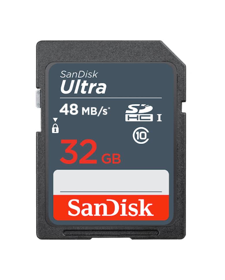 Sandisk ultra 32gb Class 10 Sdhc uhs-i 48mb/s Memory Card zoom image