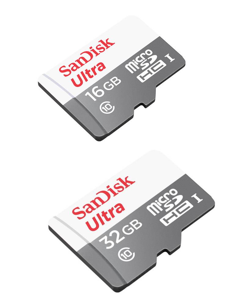 Sandisk 16gb And 32gb ultra Microsd Class 10 Memory Cards Combo zoom image