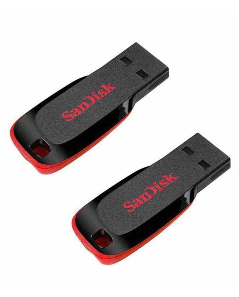 Sandisk Cruzer Blade (8 Gb+32 Gb) Pen Drives Combo (black) zoom image