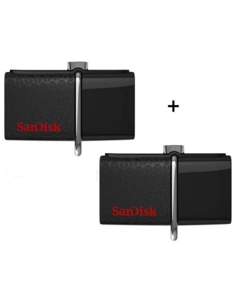 Sandisk ultra Dual Otg 32gb usb 3.0 Pen Drive Combo (2 Pcs) zoom image