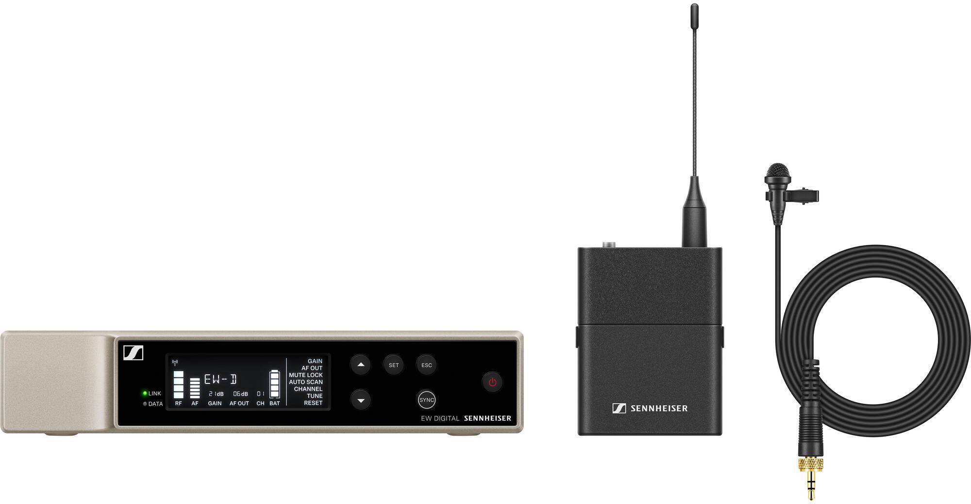 Sennheiser EW-D ME2 Omni Lavalier Set (Q1-6) | Digital UHF Wireless Mic System zoom image
