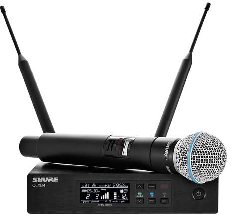 Shure QLXD24/B58 Digital Wireless Handheld Microphone System zoom image