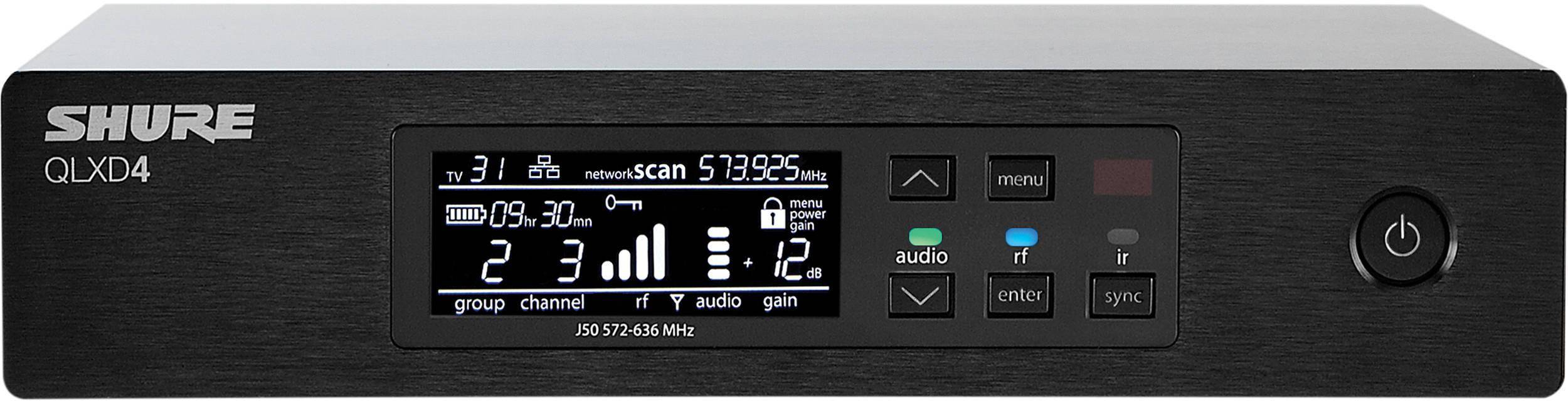 Shure QLXD4 Digital Wireless Receiver zoom image