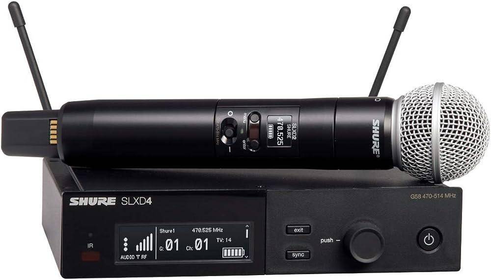 Shure Slxd24/sm58 Digital Wireless Handheld Microphone System zoom image