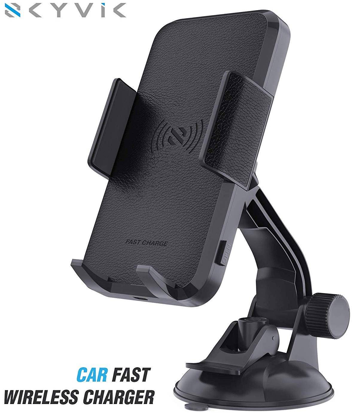 Skyvik Beam Go Car Wireless Charger With Car Mount Stand zoom image