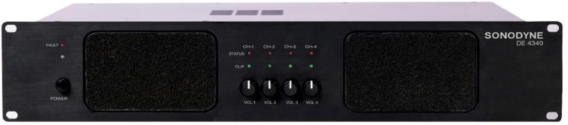 Sonodyne DE 4340 4 channel power amplifier zoom image