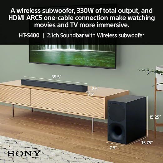 Buy Sony HT-S400 soundbar speakers Online in India at Lowest Price