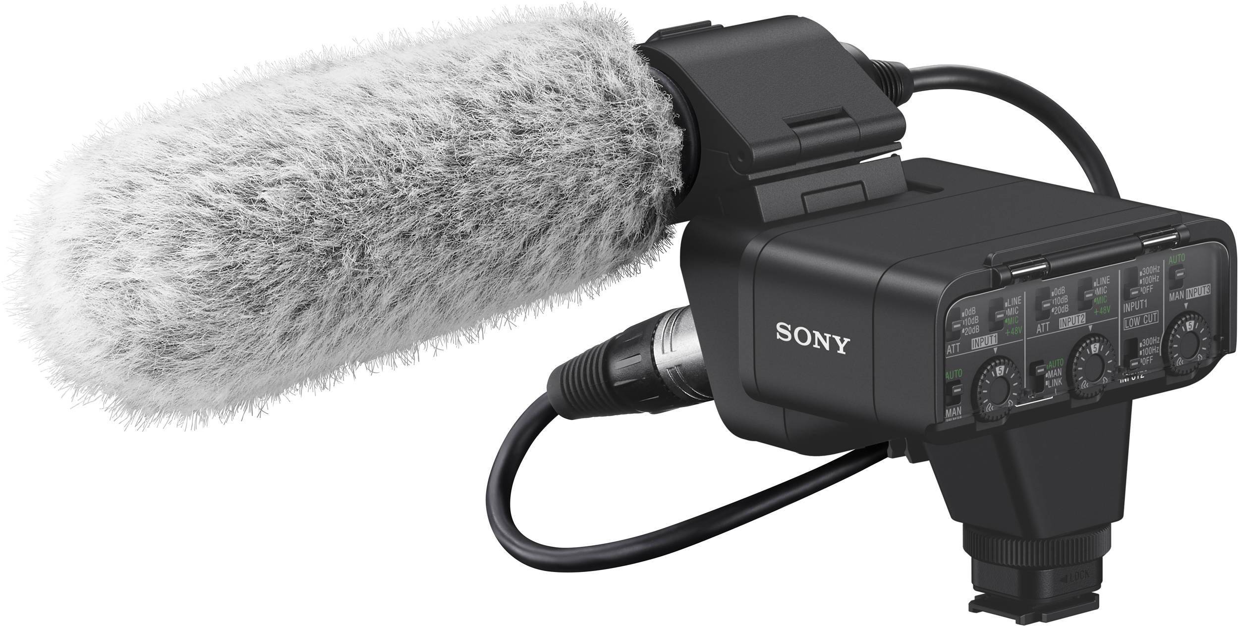 Sony XLR-K3M Dual-Channel Digital XLR Audio Adapter Kit with Shotgun Microphone zoom image
