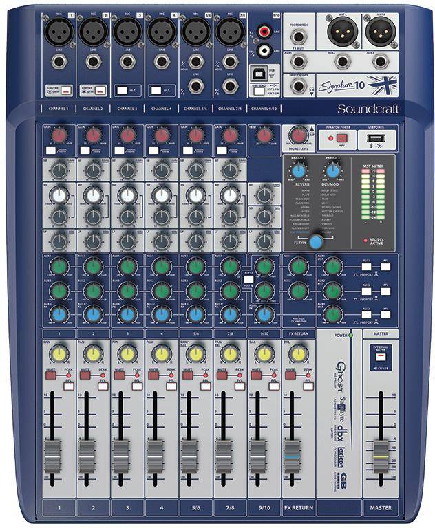 Soundcraft Signature 10eu Digital Mixer zoom image