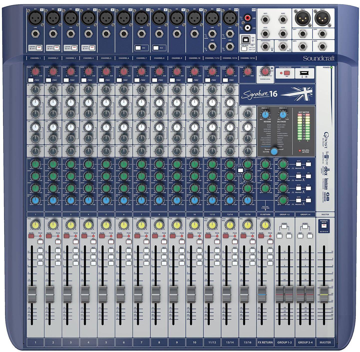 Soundcraft Signature 16 Analog Mixer zoom image