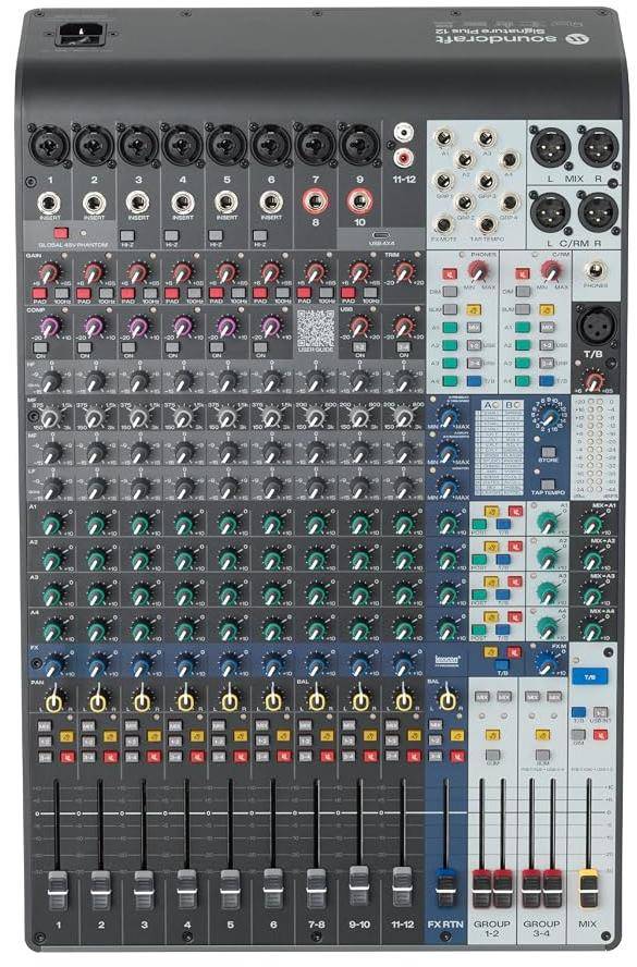 Soundcraft Signature Plus 12 | 12-Channel Analog Mixer zoom image