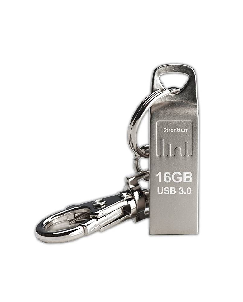 Strontium 16gb usb 3.0 Ammo Pen Drive (silver) zoom image