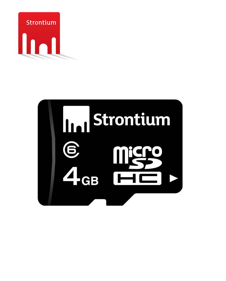 Strontium 4gb Microsdhc Class 6 Memory Card  zoom image