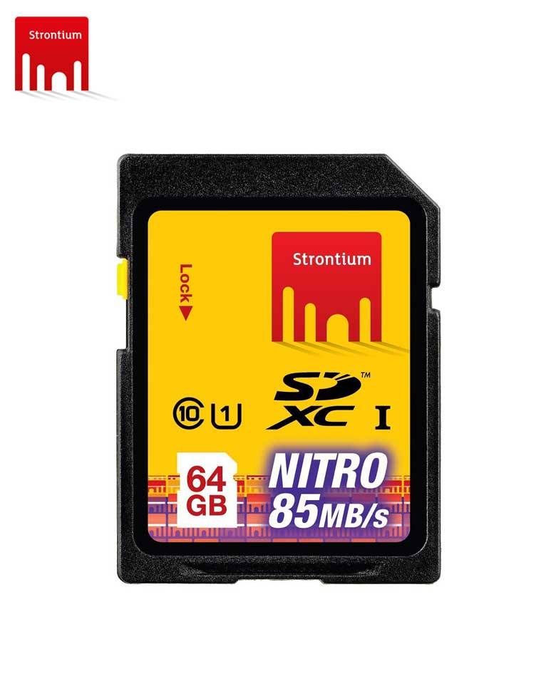 Strontium Nitro 64gb Sdhc Nitro 433x Memory Card zoom image