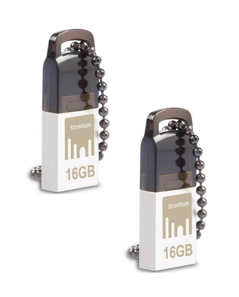 Strontium 16gb Nitro Plus usb 2.0 Otg Pen Drive Combo (2 Pcs) zoom image