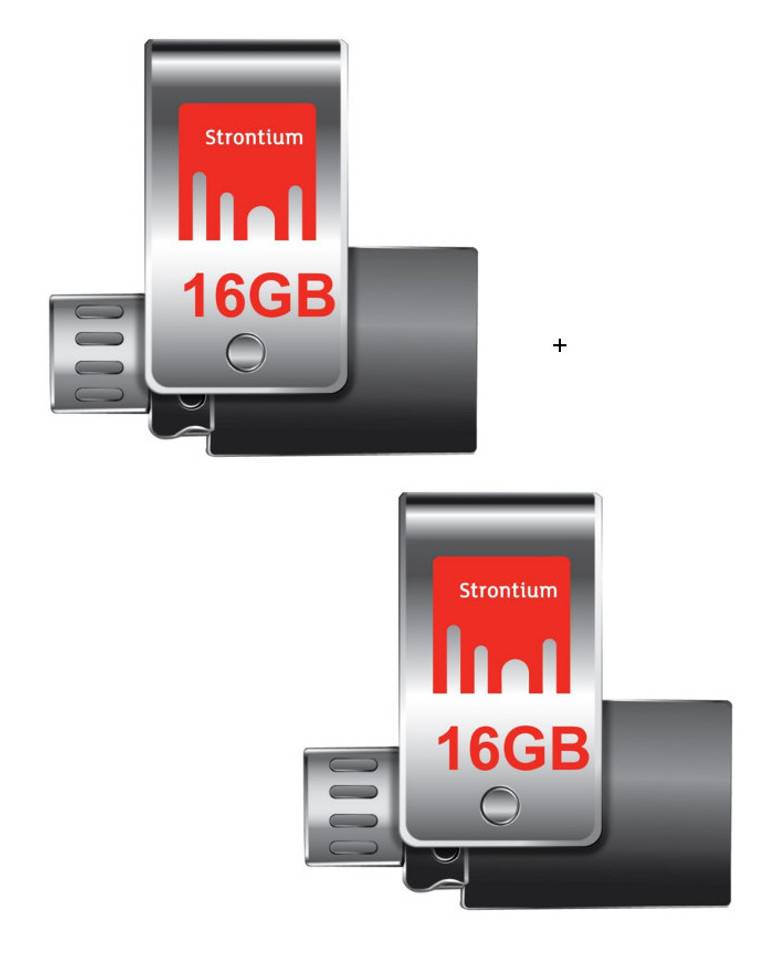 Strontium Nitro Plus 16gb usb 3.0 Otg Pen Drives Combo (2 Pcs) zoom image