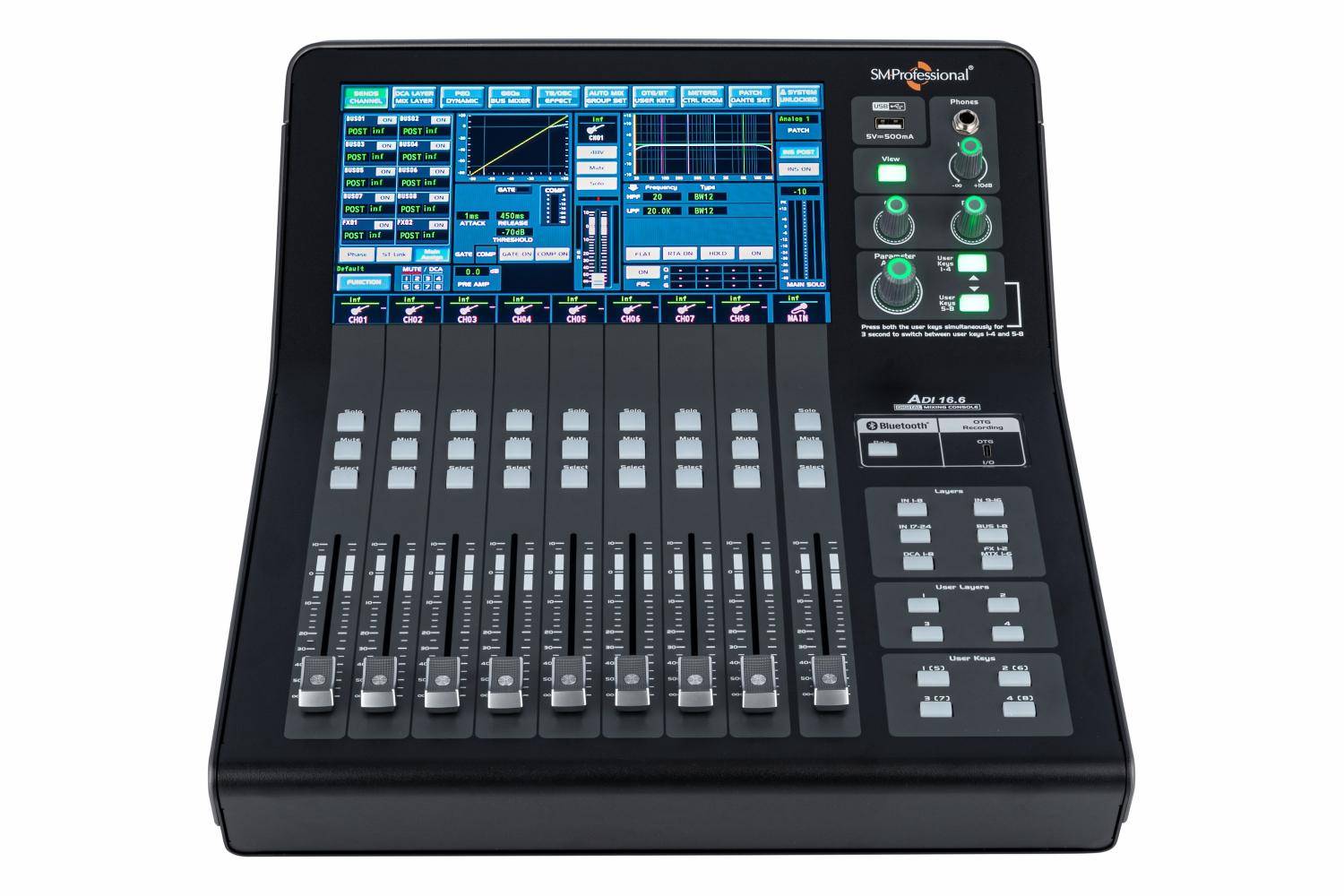 Studiomaster Professional ADI 16.6 - 16 Channel Digital Mixer  zoom image