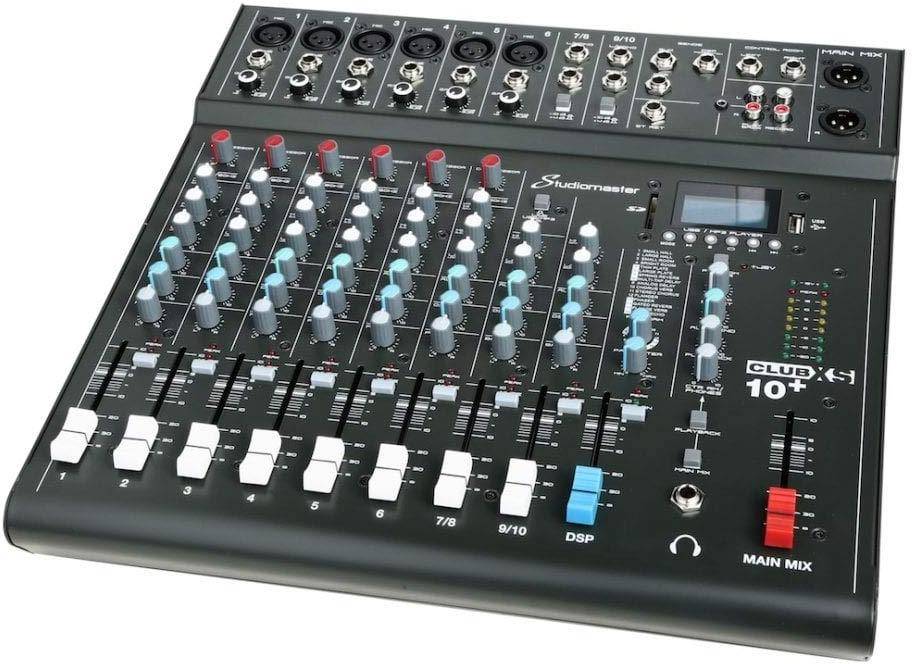 Studiomaster Club Xs10+ 16 Dsp Effects 10 Channel Analog Mixer zoom image