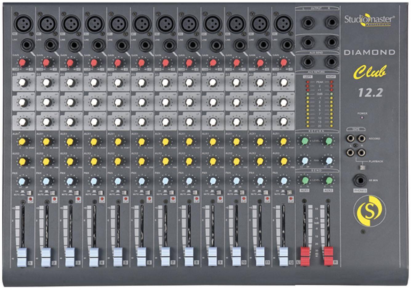 Studiomaster DC 12.2 (12 Mic/Line) Mixer console zoom image