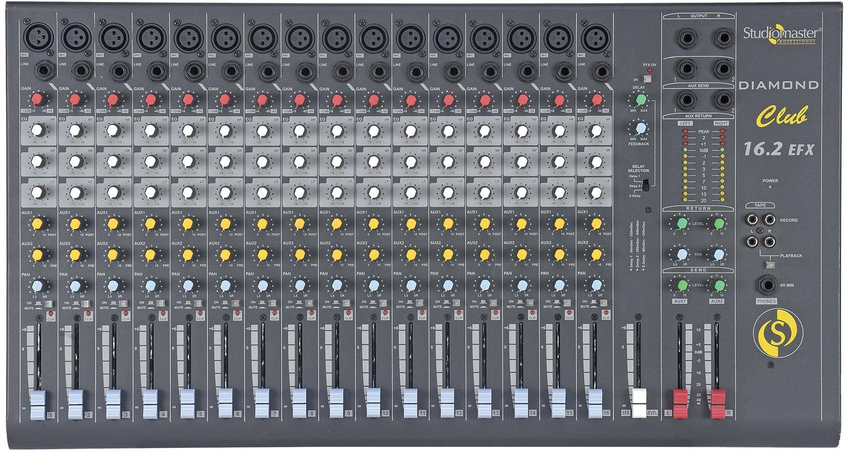 Studiomaster DC 16.2 EFX Mixer zoom image
