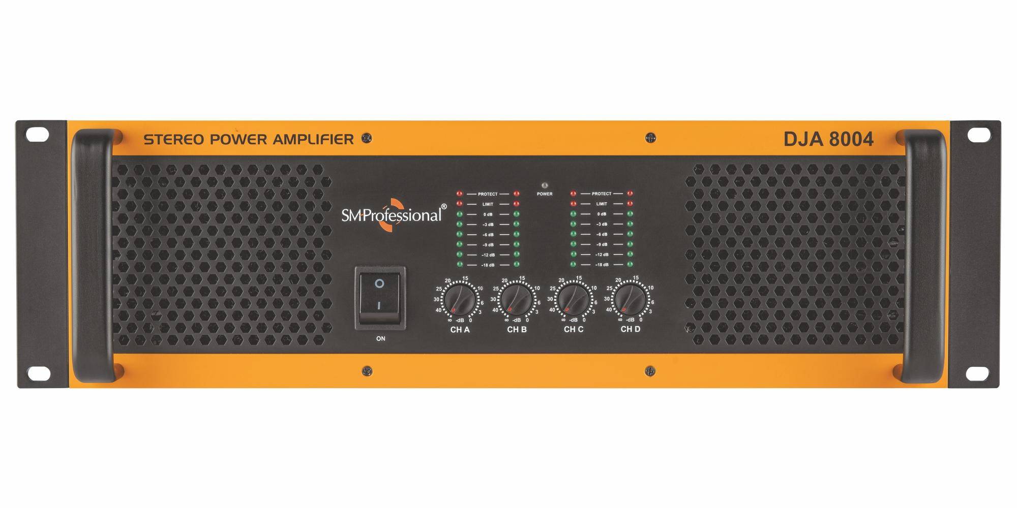 Studiomaster Professional DJA 8004 4-Channel Power Amplifier zoom image