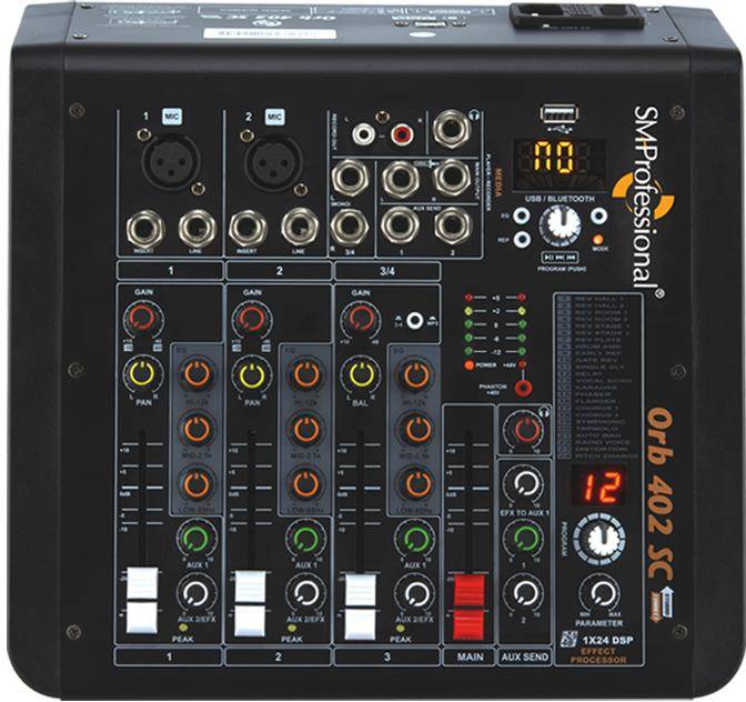 Studiomaster Orb 402 SC 4-Channel Mixer  zoom image