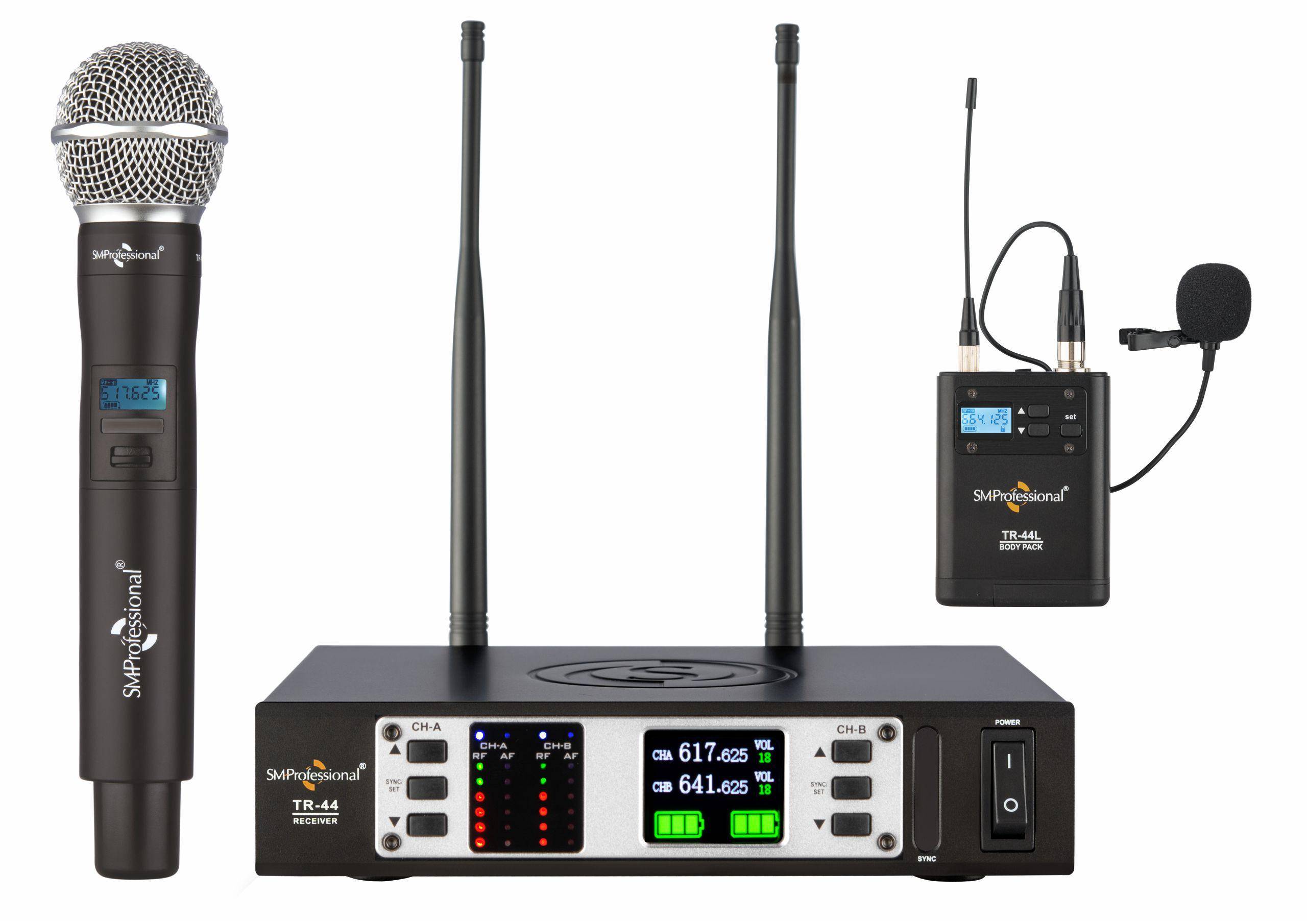 Studiomaster Professional TR 44 HL Handheld Lapel Microphone zoom image