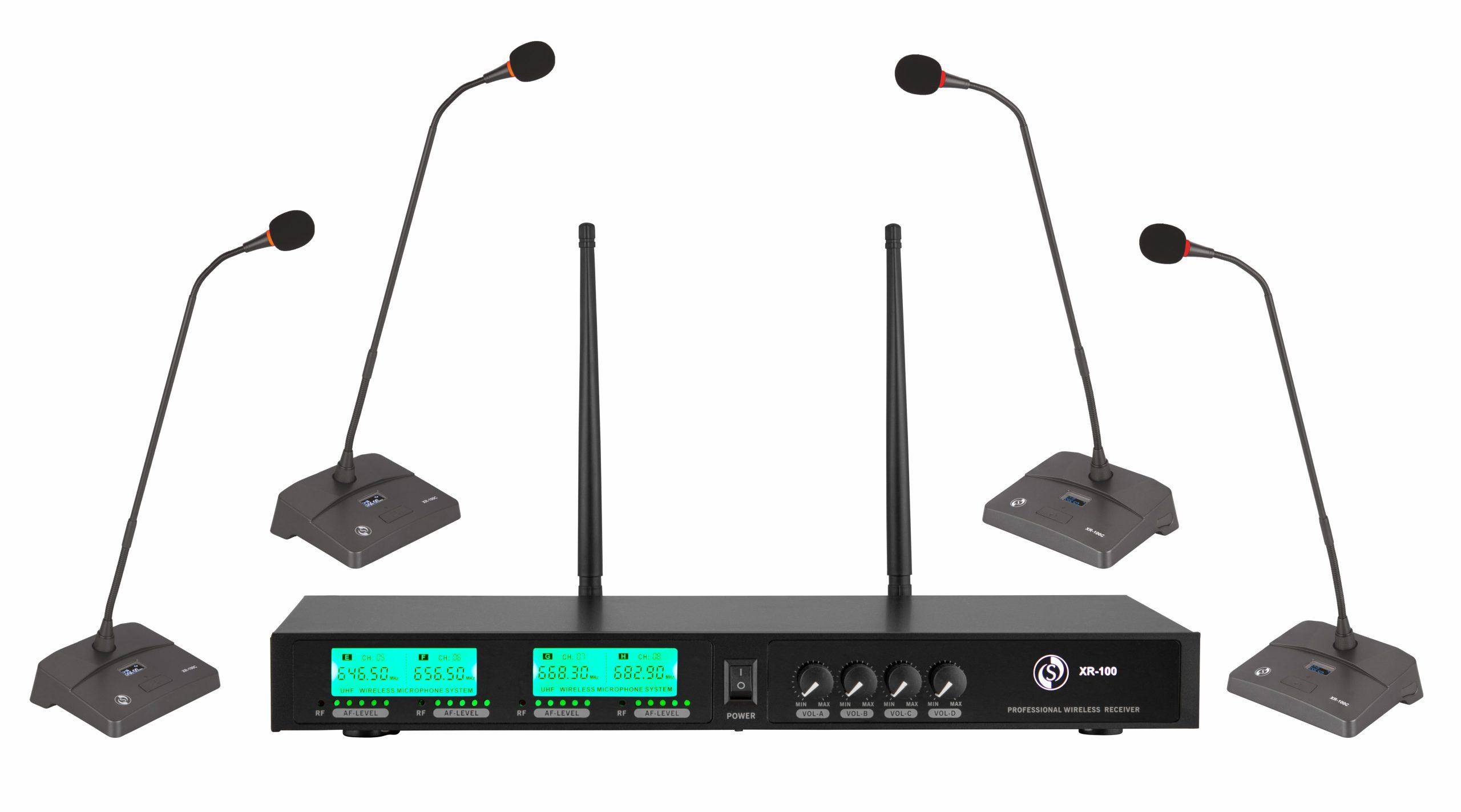 Studiomaster XR 100 4C 4 Conference Microphone Set zoom image