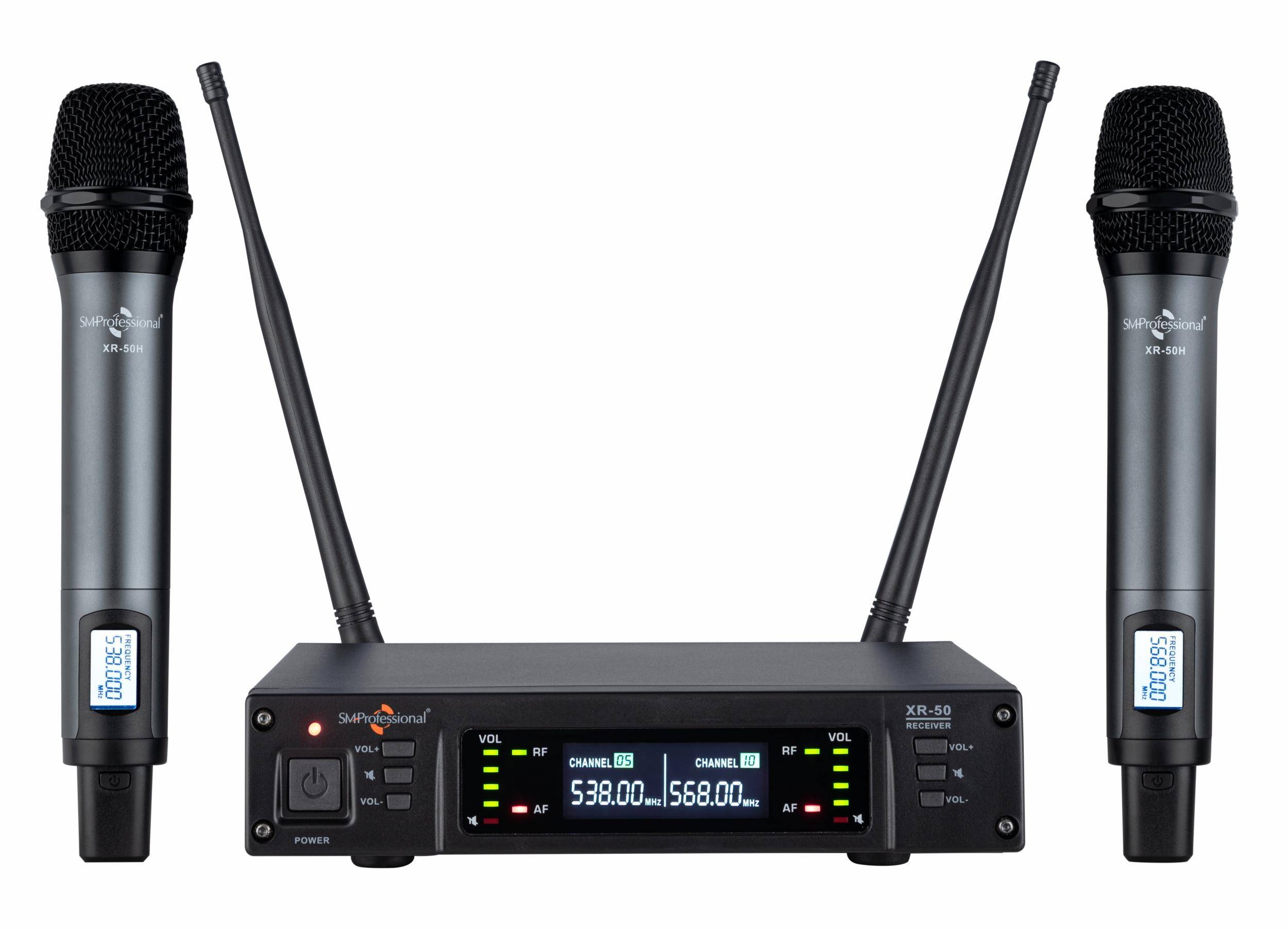 Studiomaster Professional  XR 50 HH - Dual UHF Wireless microphone zoom image